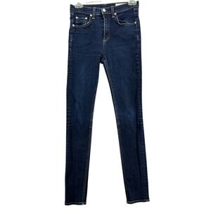 Rag & Bone Justine Skinny Jeans Dark Wash Denim Classic Size‎ 26
